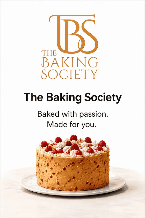 The Baking Society business card
