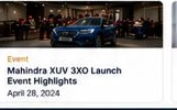 Mahindra XUV launch