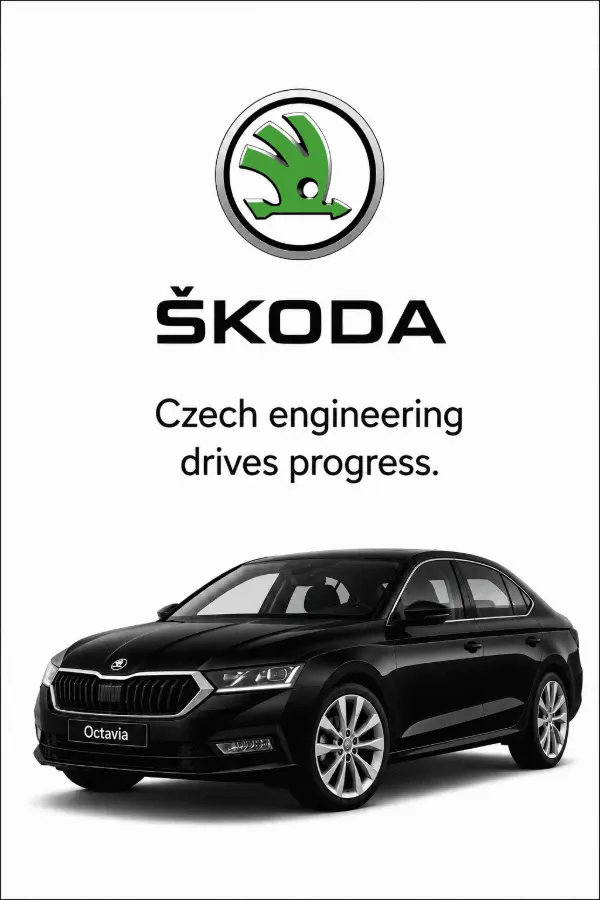 Škoda business card