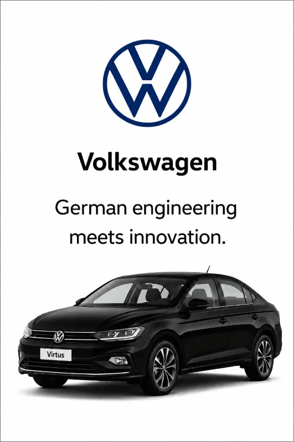 Volkswagen business card